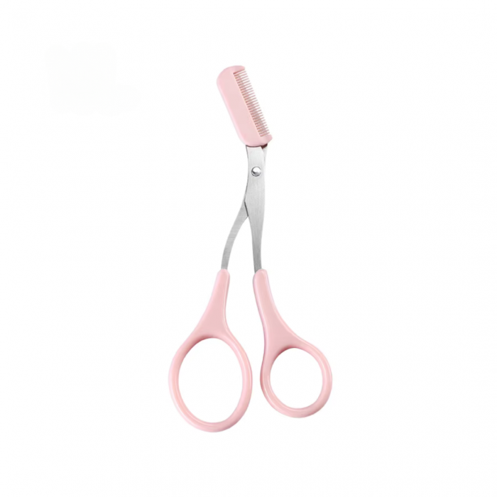 **Trimmer Multifuncțional pentru Sprâncene – Foarfecă cu Pieptene Integrat, Tundere și Conturare Precisă** [8]