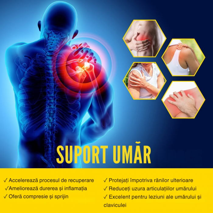 Suport pentru Umăr– Orteza de Compresie pentru Stabilizare, Recuperare și Ameliorarea Durerii [10]