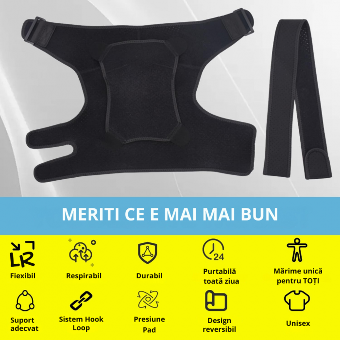 Suport pentru Umăr– Orteza de Compresie pentru Stabilizare, Recuperare și Ameliorarea Durerii [6]