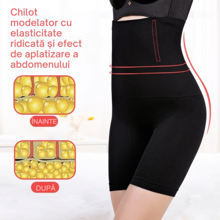 Lenjerie modelatoare talie înaltă – chilot subțiere talie și aplatizare abdomen [1]