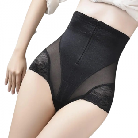 Lenjerie modelatoare - Chilot modelator postpartum talie înaltă – subțiere talie și susținere lombară