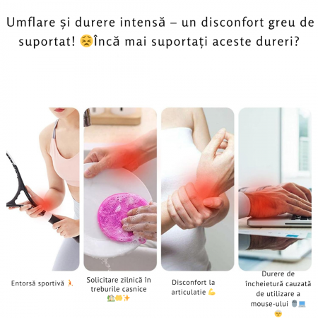 Suport de Compresie pentru Încheietură și Deget 15-20mmHg – Ameliorează Durerile Articulare, Artrita și Tendonita [8]