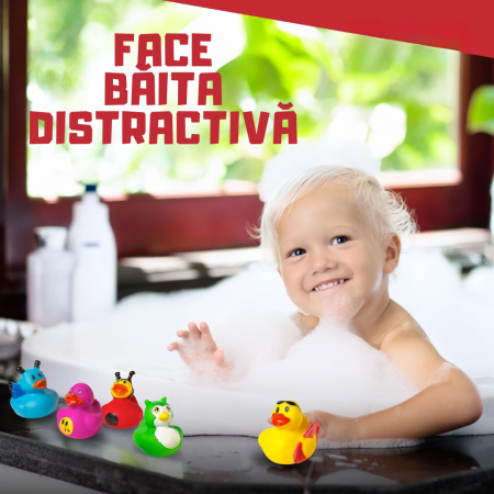 Produse pentru casa - Rațușcă-de-Cauciuc-Plutitoare–Jucărie-de-Baie-pentru-Copii