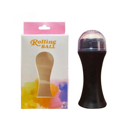 **Roller Facial pentru Controlul Sebumului – Masaj cu Piatră Vulcanică Naturală** [2]