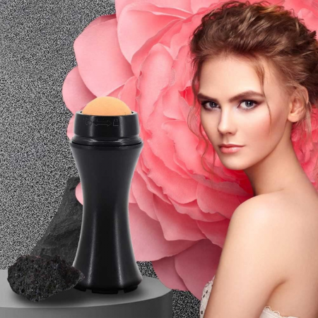 **Roller Facial pentru Controlul Sebumului – Masaj cu Piatră Vulcanică Naturală** [5]