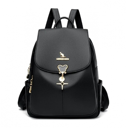 Genți și rucsacuri - rucsac-dama-negru-casual-cu-breloc-mickey-piele-ecologica-30x26x12cm.jpg