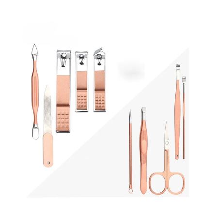 Set Profesional de Unghiere din Oțel Inoxidabil pentru Manichiură și Pedichiură – Kit Portabil [5]