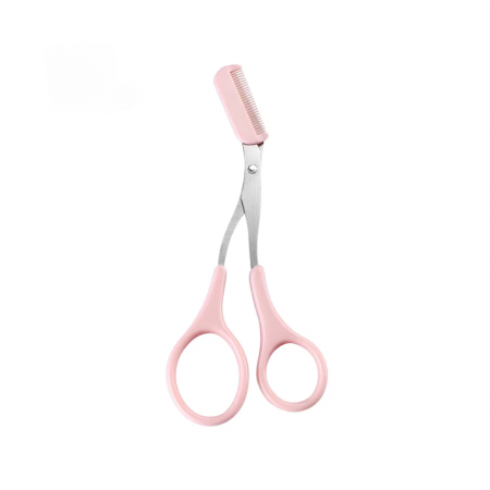 **Trimmer Multifuncțional pentru Sprâncene – Foarfecă cu Pieptene Integrat, Tundere și Conturare Precisă** [7]