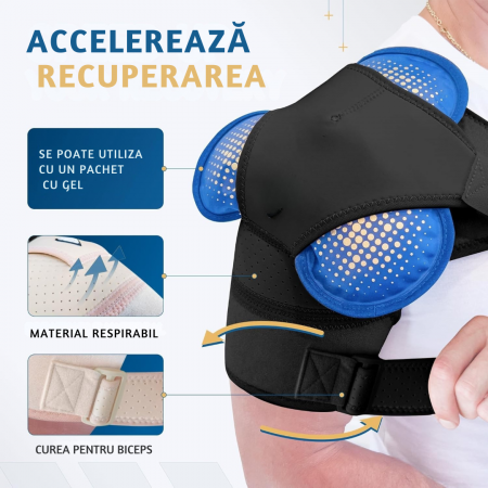 Suport pentru Umăr– Orteza de Compresie pentru Stabilizare, Recuperare și Ameliorarea Durerii [6]