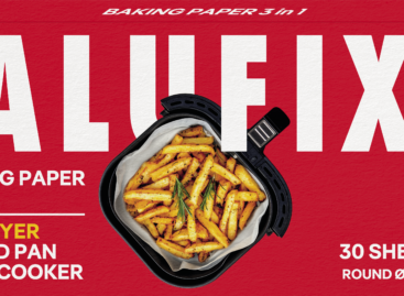 ALUFIX Hartie pentru copt - Air fryer, multicooker, tigaie rotunda - 30 coli [2]
