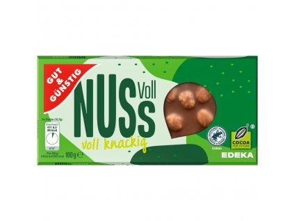 Ciocolata Hazelnuss Alune de padure intregi si lapte, Gut&Gunstig, 100 g [1]