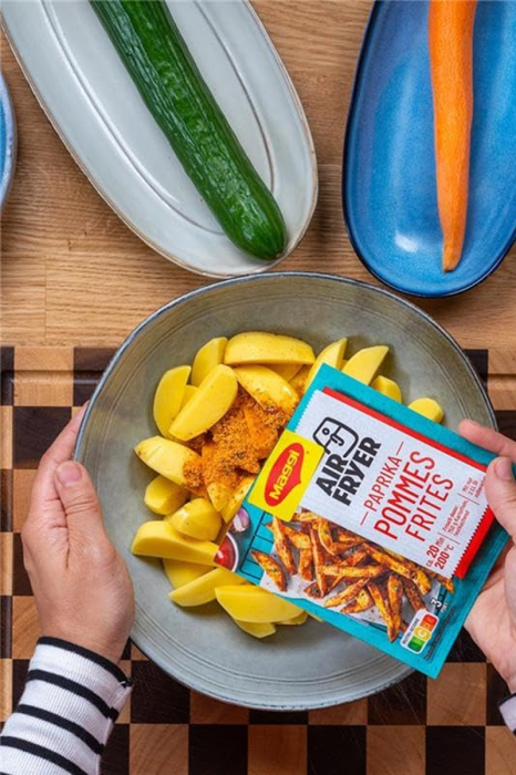 Maggi Pplic Fix AirFryer Paprika, pentru cartofi prajiti picanti si crocanti, 34g [2]