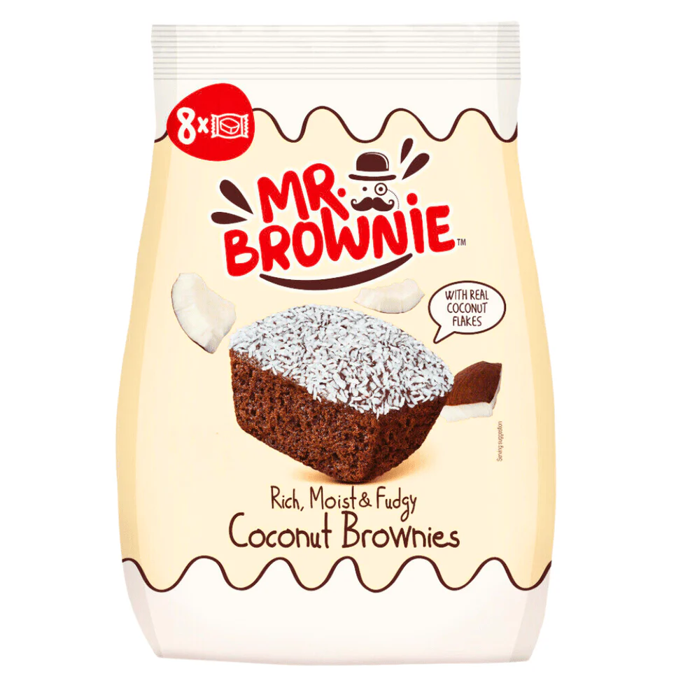 MR. BROWNIE Coconut Prajitura cu fulgi de cocos, 200 g [2]
