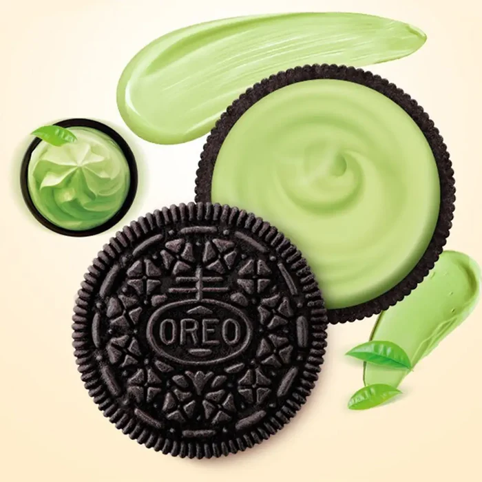 Oreo Sandwich Biscuit Inghetata Matcha, China, 97g [2]