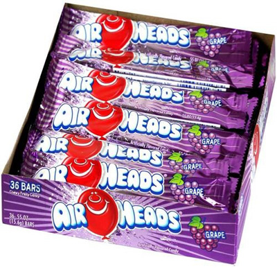 Airheads Grape - caramea cu gust de struguri 15.6g [1]
