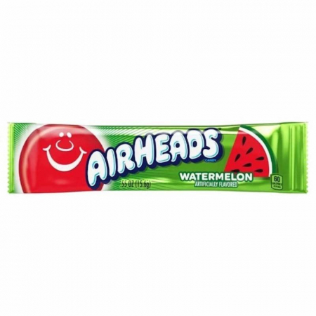 Airheads Watermelon - caramea cu gust de pepene rosu USA, 15.6g