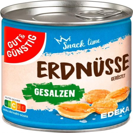 SNACKS-URI - Alune cu sare Gut & Gunstig 200g