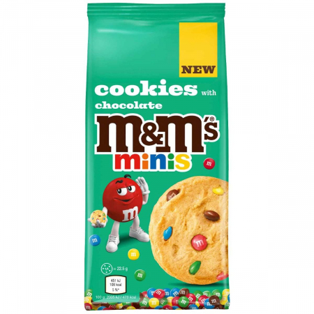 BISCUITI - Biscuiti M&M's Cookies Chocolate, 180 g