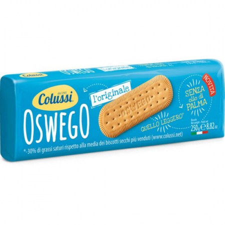TOATE PRODUSELE - Biscuiți Oswego Colussi fără zahăr, 250g
