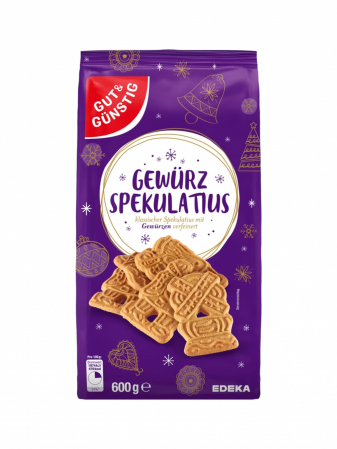 BISCUITI - Biscuiti Spekulatius scortisoara, Gut & Gunstig, 600g