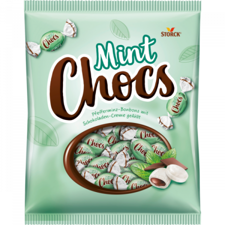 BOMBOANE SI JELEURI - Bomboabe Storck Chocs Mint, menta si ciocolata, 425 gr
