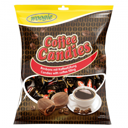 BOMBOANE SI JELEURI - Bomboane cu cafea Woogie, 150 g