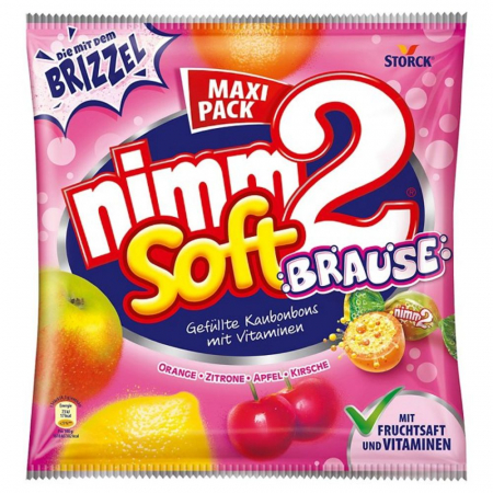 BOMBOANE SI JELEURI - Bomboane gumate Nimm2 Soft Brause, 345g