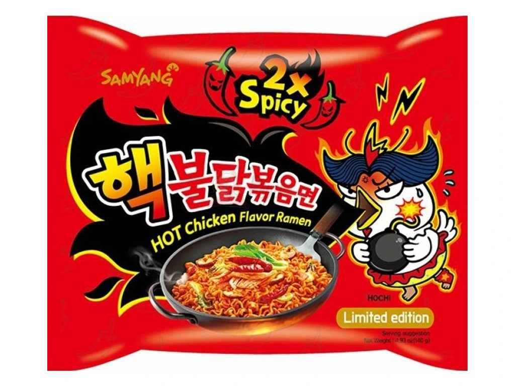 BULDAK Hot Chicken Ramen 2x Spicy, Samyang 145g