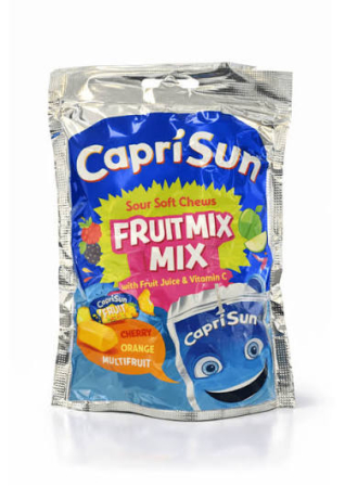 BOMBOANE SI JELEURI - Caspri sun soft chews Fruit Mix, caramele fructe, 147 g