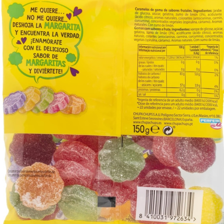 Chupa Chups Margaritas, jeleuri mix fructe, Spania, 150 g [1]