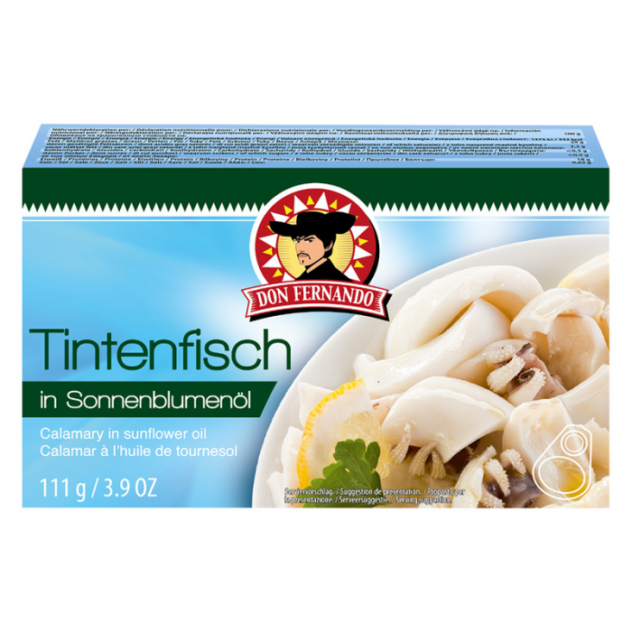 ALIMENTE - Conserva Don Fernando Calamar in Ulei, 111g
