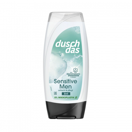 TOATE PRODUSELE - DuschDas Gel de dus 3 in 1 Sensitive Men, 225 ml