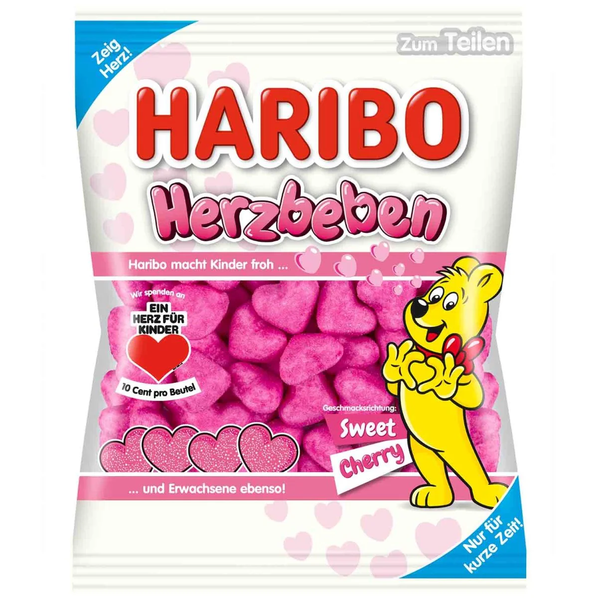 BOMBOANE SI JELEURI - Haribo Hearts inimoara, 160 g