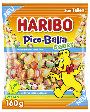 Haribo Pico-Balla Sour, 160g