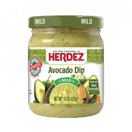 Herdez Guacamole Dip Sos ușor picant, 425g
