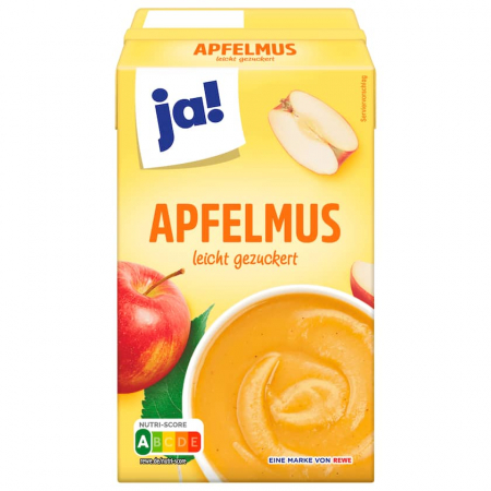 TOATE PRODUSELE - JA Mere mus, pasta, Apfelmus, 710 gr