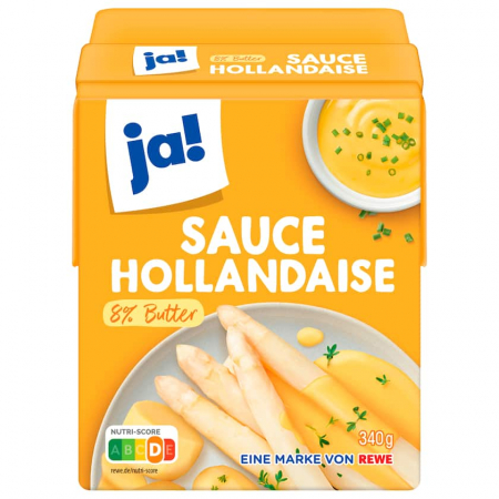 TOATE PRODUSELE - JA Sos olandez 8% unt, 340 g