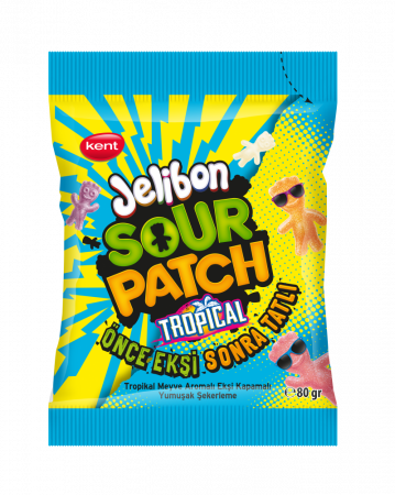 TOATE PRODUSELE - Jeleuri Sour Path TROPICAL Kent 80 g