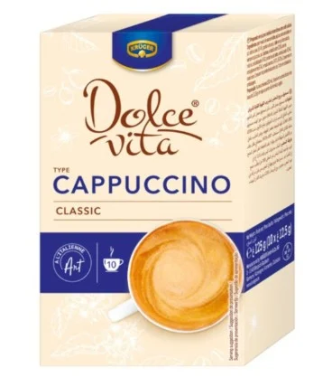 TOATE PRODUSELE - KRUGER Cappuccino Classic Plic 10x12.5g