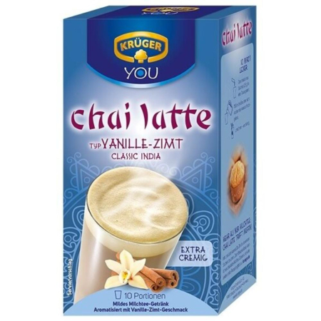 TOATE PRODUSELE - Kruger Chai Latte Vanilie si Scortisoara,10 plicuri, 250g