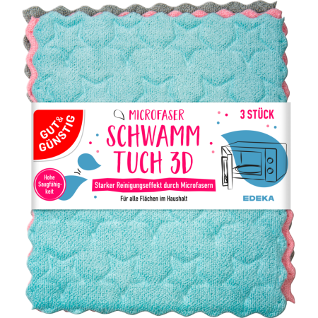 TOATE PRODUSELE - Lavete 3D Edeka, 3 bucati