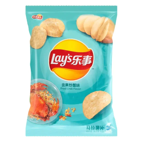 TOATE PRODUSELE - Lay's Fried Crab Flavor - chipsuri cu gust de crab, China, 70g