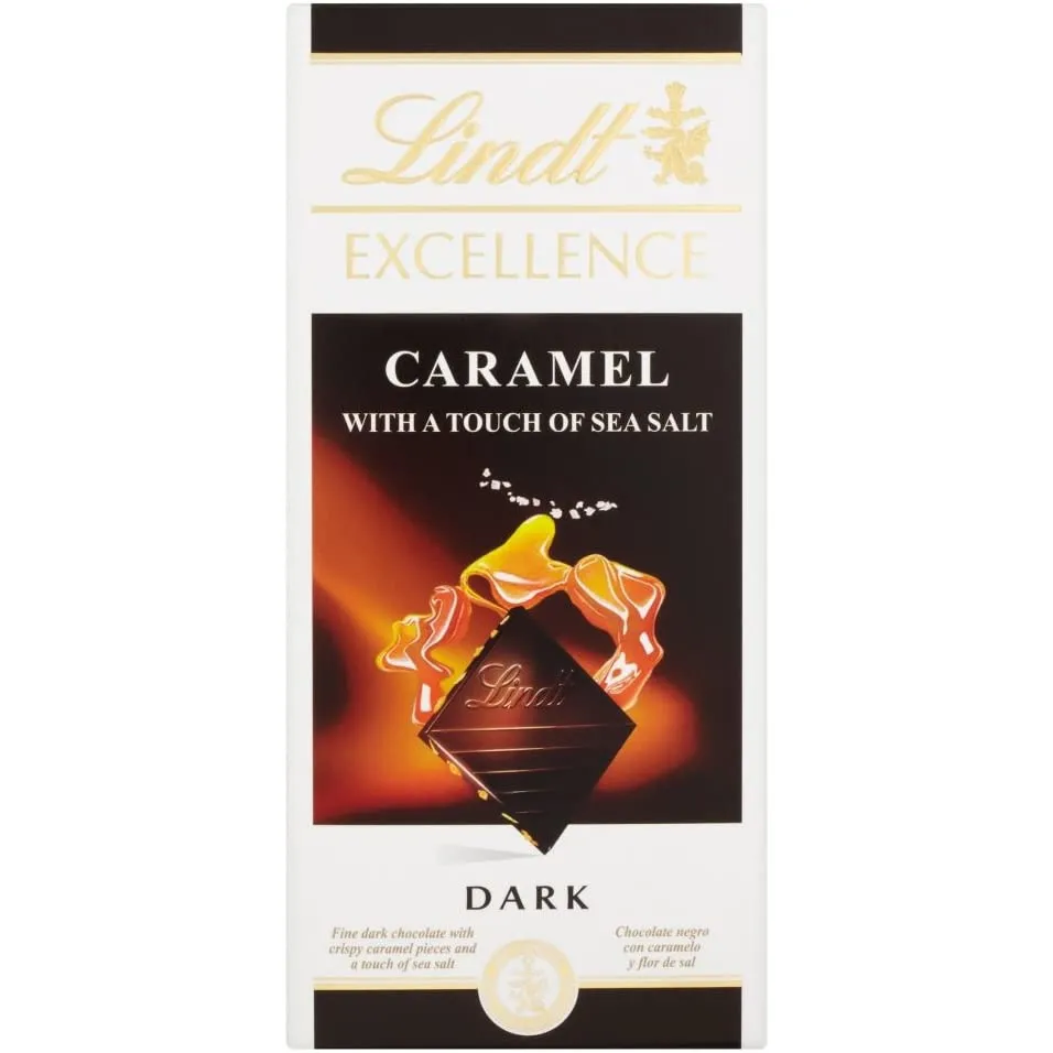 TOATE PRODUSELE - Lindt Excellence Ciocolata neagra cu caramel si sare de mare, 100 g