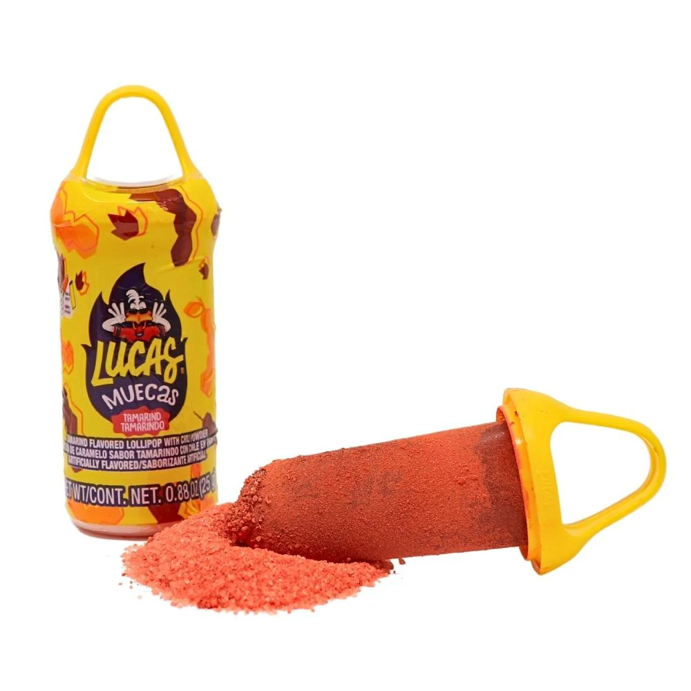 BOMBOANE SI JELEURI - Lucas Muecas Tamarindo, Acadea cu pudra dulce acrisoara cu gust Tamarind, 24 gr