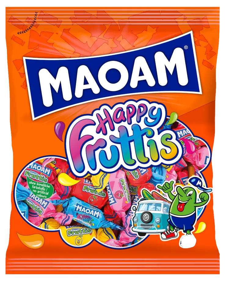 BOMBOANE SI JELEURI - Maoam Happy Fruttis caramele fructe, 175 g