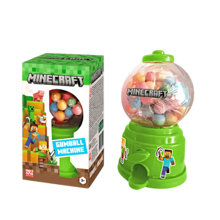 BOMBOANE SI JELEURI - Minecraft Gumball Machine, guma de mestecat 100 g