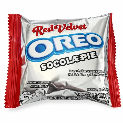 Oreo prajiturica Socola Pie Red Velvet, 28 g [1]