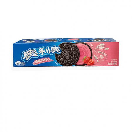 TOATE PRODUSELE - Oreo Sandwich Biscuit Strawberry, capsuni, 97g