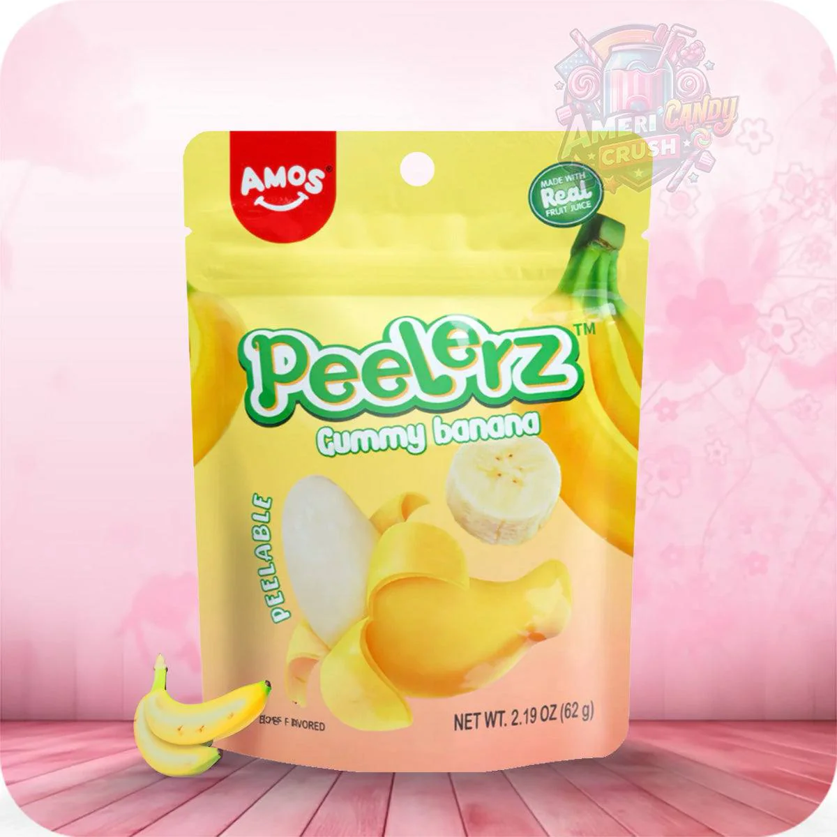 TOATE PRODUSELE - Peelerz Gummy Banana, Amos, 65 g