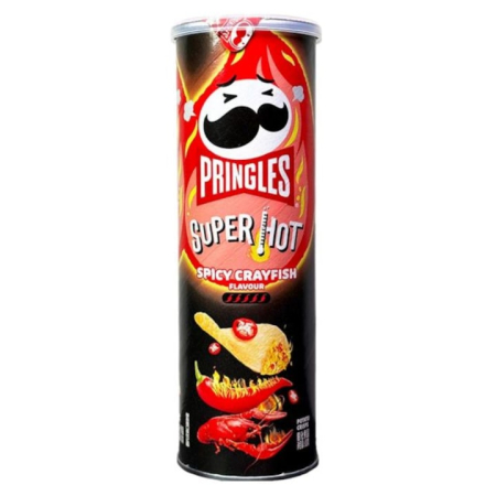 TOATE PRODUSELE - Pringles Super Hot, Spicy Crayfish, China, 110 g